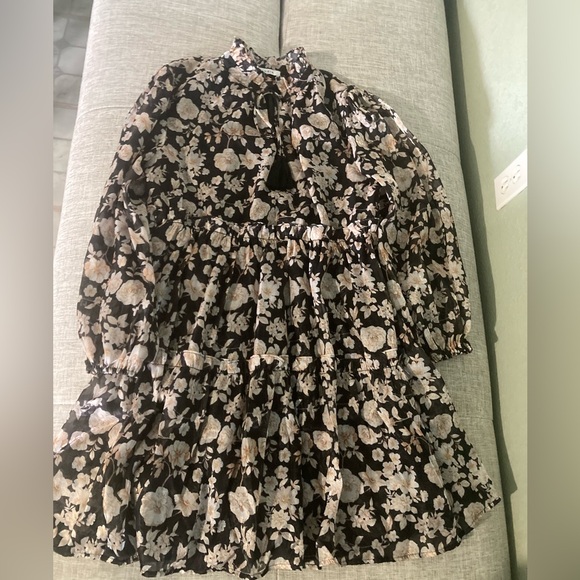 Floral Long Sleeve Dress - Picture 1 of 3